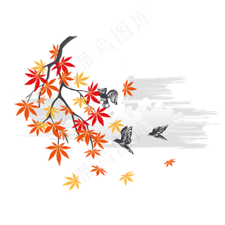 立秋节气秋天的叶子