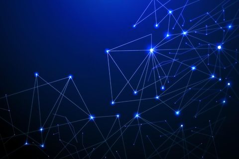 渐变式网络连接背景