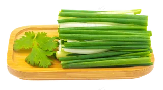 一盘小葱调味料