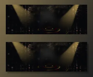 黑金色大促双11双十一淘宝banner