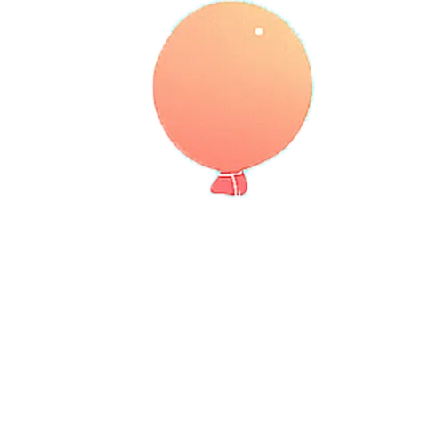 手绘卡通气球免扣元素(500X500(DPI:300))psd模版下载