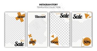 套模板故事销售横幅banner