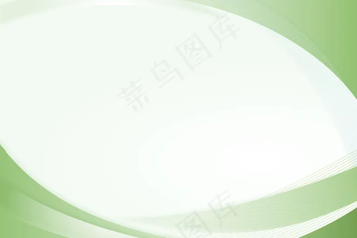 绿色曲线框架模板eps,ai矢量模版下载