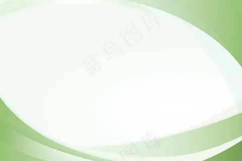绿色曲线框架模板 绿色曲线框架模板