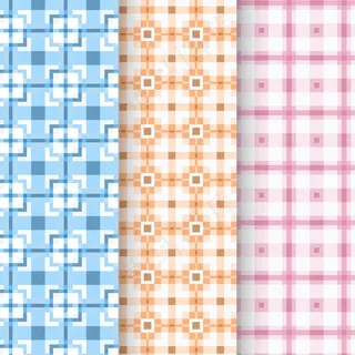 粉彩方格图案系列