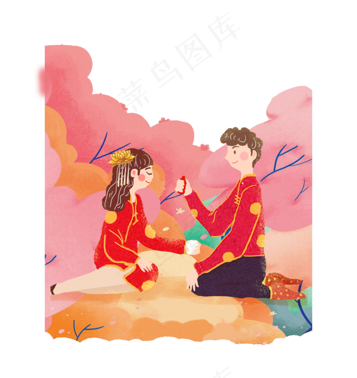 七夕中国风情人节(2000X2500(DPI:300))psd模版下载