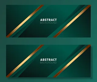 深绿色背景，抽象元素