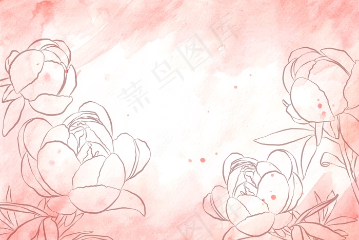 粉彩元素背景eps,ai矢量模版下载