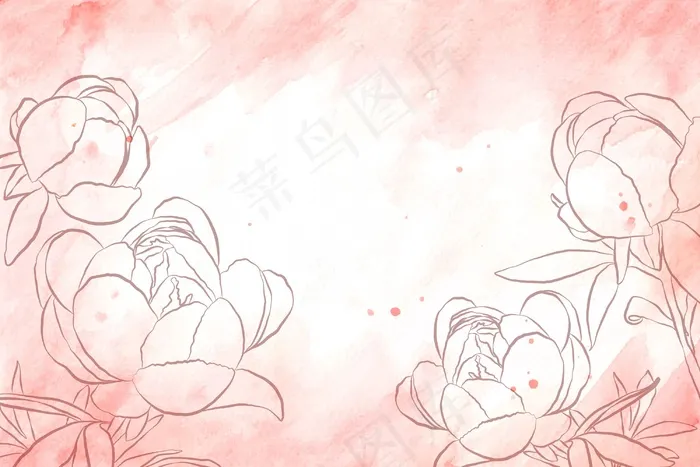 粉彩元素背景eps,ai矢量模版下载