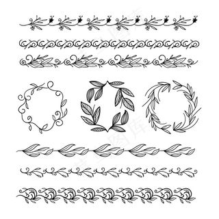 绘画装饰元素集