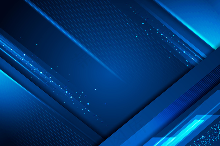 抽象的未来主义背景与线条和粒子