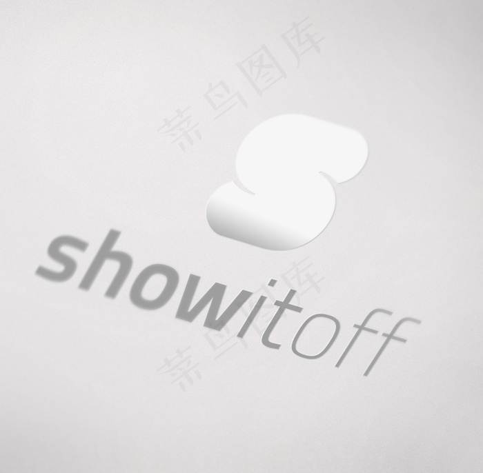 logo样机标志样机智能贴图psd模版下载