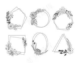 手绘装饰框