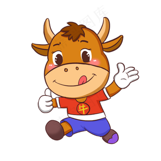 牛年大吉可爱小牛