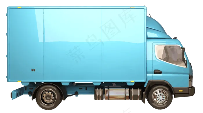 AI矢量蓝色货车(3727*2075px 300 dpi )ai矢量模版下载