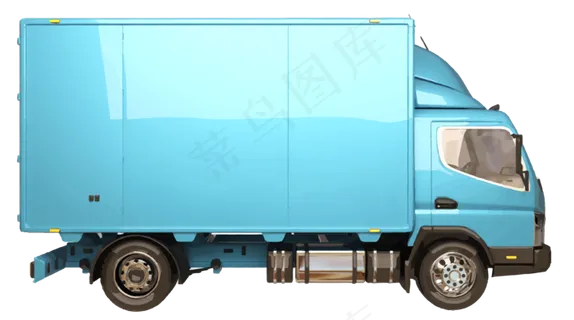 AI矢量蓝色货车 AI矢量蓝色货车