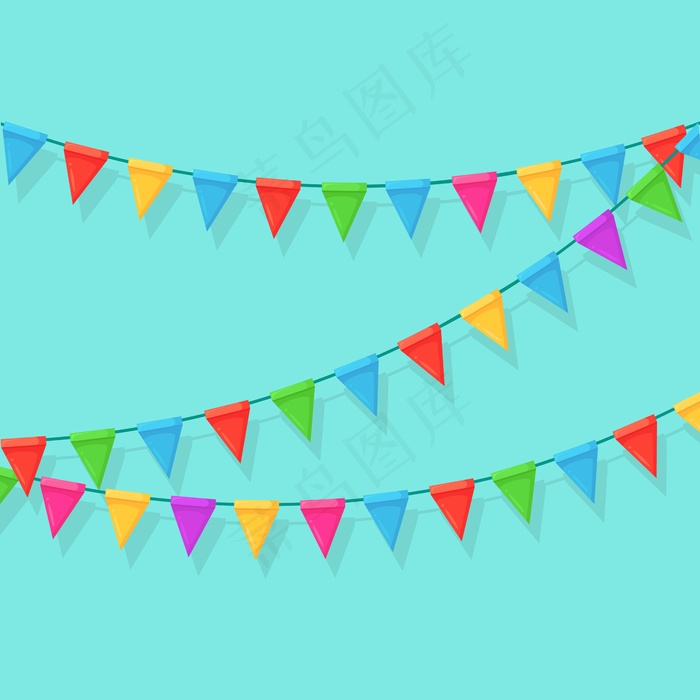 彩旗、彩带、彩旗。