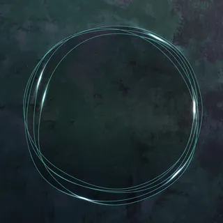 绿色背景矢量上的圆框