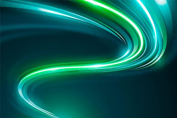 赛博绿霓虹灯背景eps,ai矢量模版下载