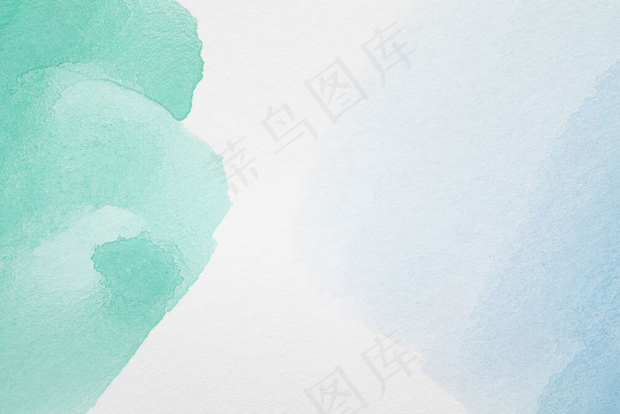 绿色和蓝色抽象柔和色调