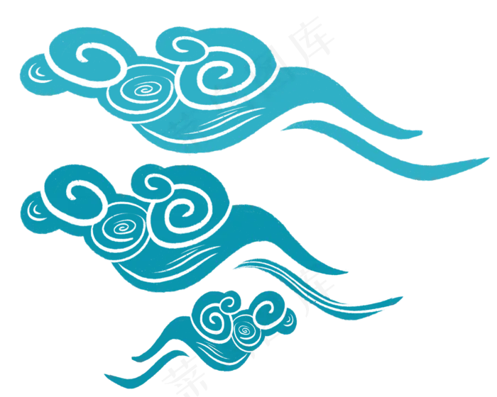 七夕节祥云纹手绘(4000X3200(DPI:300))psd模版下载