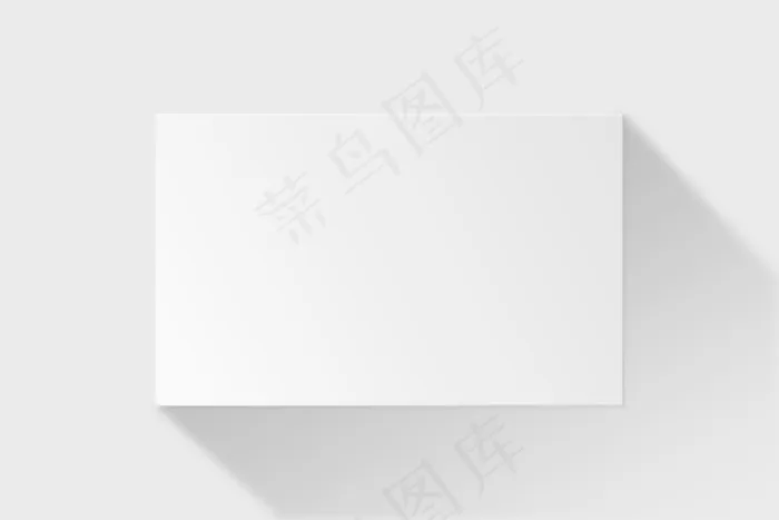 白色色调的空白名片模型样机eps,ai矢量模版下载