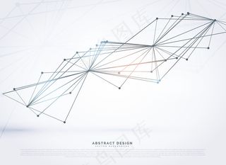 抽象线框网格背景