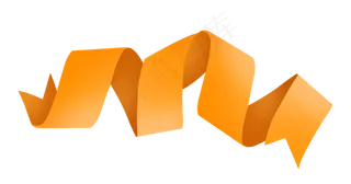 七夕情人节爱情彩带装饰免抠png