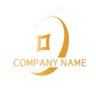 黄色金币金融LOGO