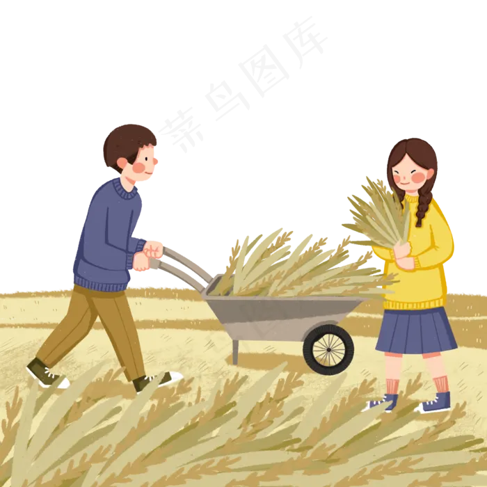 丰收秋分人物(2000X2000(DPI:300))psd模版下载
