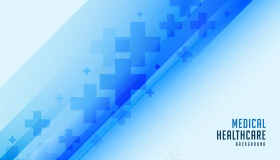 医疗保健蓝色背景
