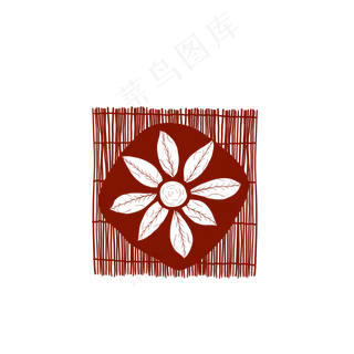 手绘线描冬至饺子