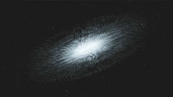 银河系螺旋背景上的软蓝色星际带eps,ai矢量模版下载