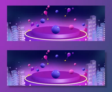 深色街道双十一全球狂欢节电商banner