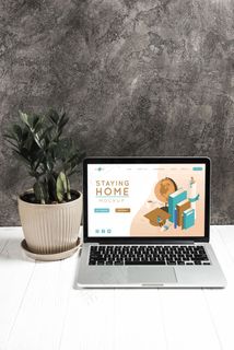 空白屏幕概念模型样机