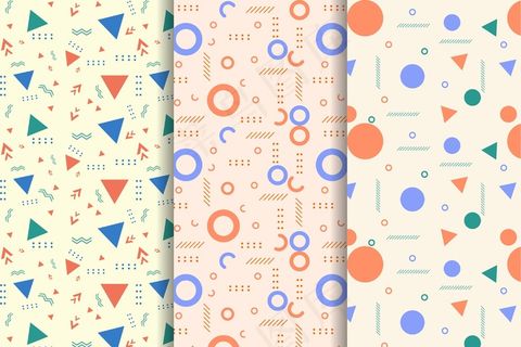 孟菲斯图案系列