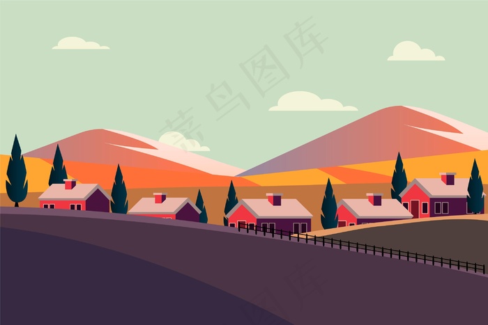 自然景观-视频会议背景