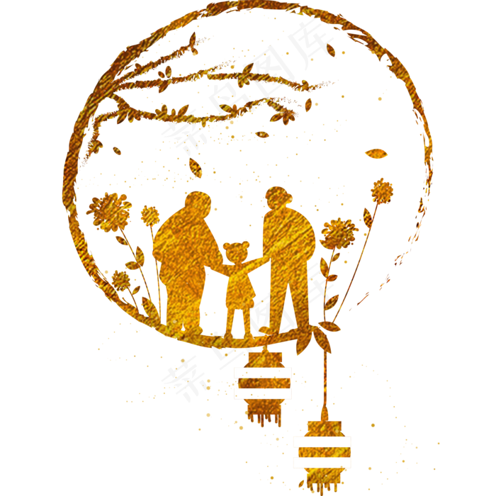 重阳习俗金粉赏菊敬老