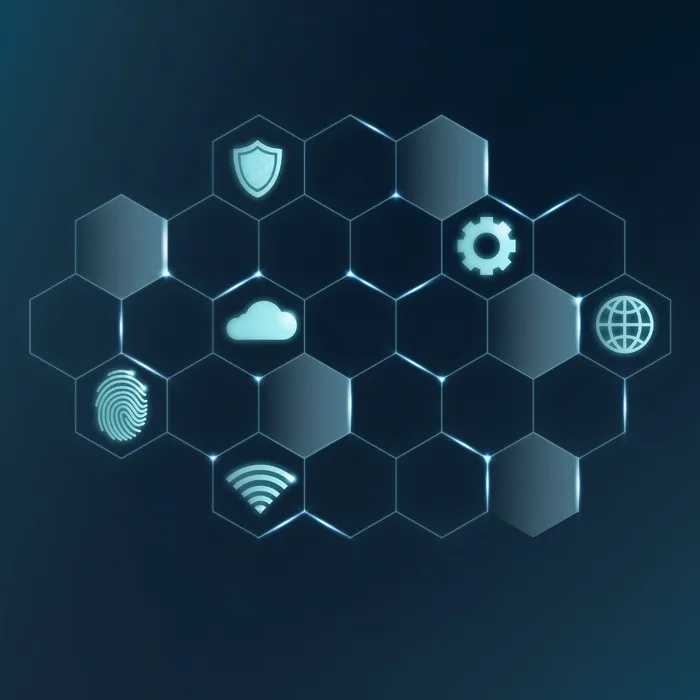 Ai 云技术图标，矢量数字网络符号eps,ai矢量模版下载