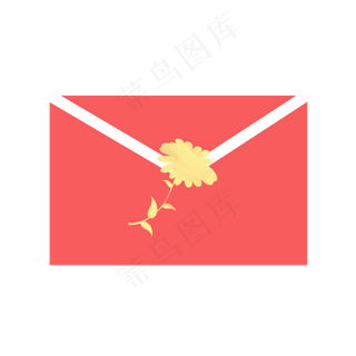 七夕情人节手绘扁平小清新小雏菊