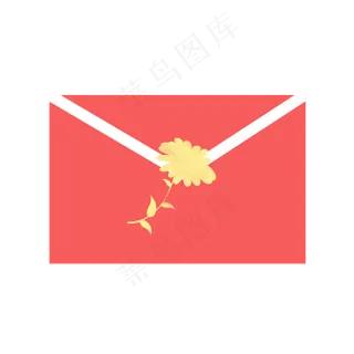 七夕情人节手绘扁平小清新小雏菊