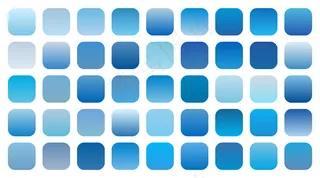 蓝色天空渐变阴影组合集