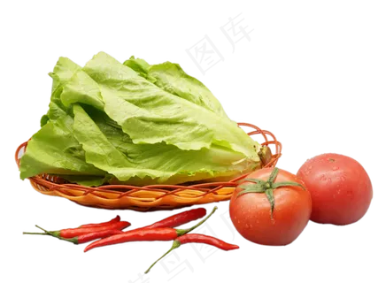 西红柿和生菜 西红柿和生菜
