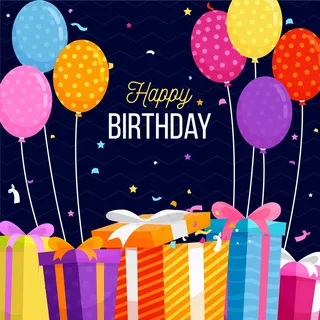 平面设计生日背景