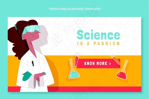 手绘科学抽搐背景 手绘科学抽搐背景
