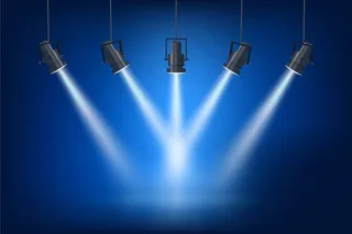 聚光灯背景主题