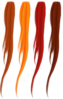 头发、假发、长发 