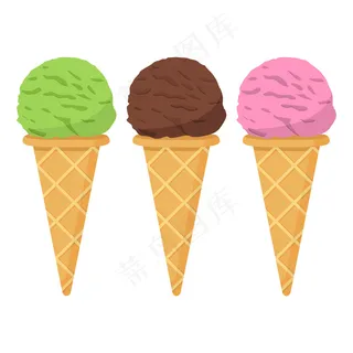 开心果，草莓，巧克力冰激凌球在一个圆片杯。