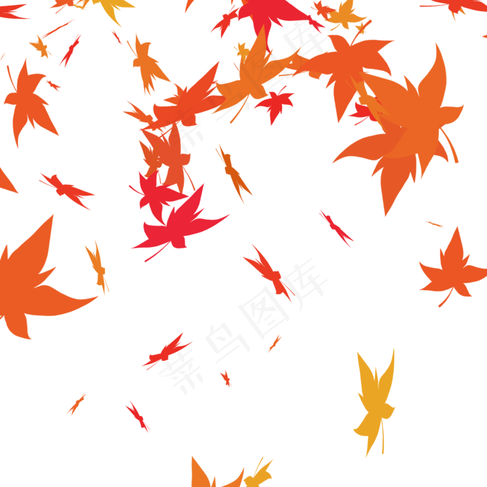秋天落叶(2000X2000(DPI:300))psd模版下载