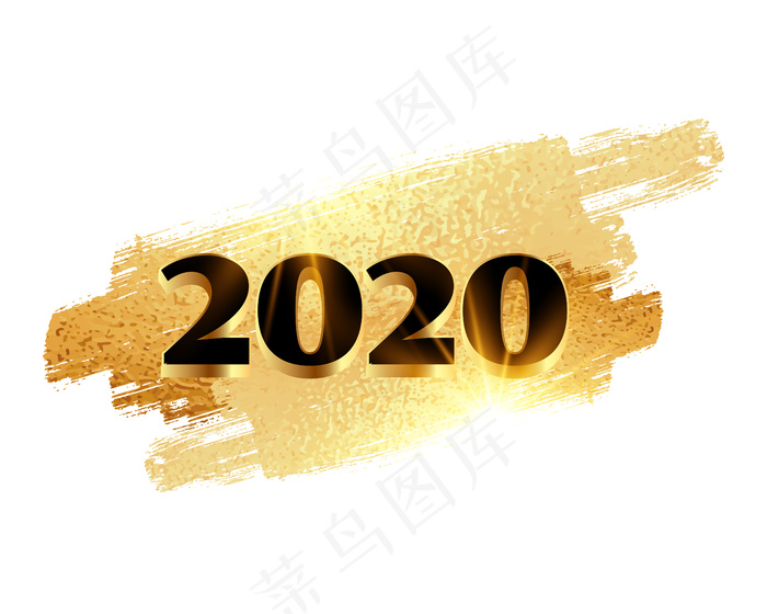 2020新年金灿灿背景eps,ai矢量模版下载